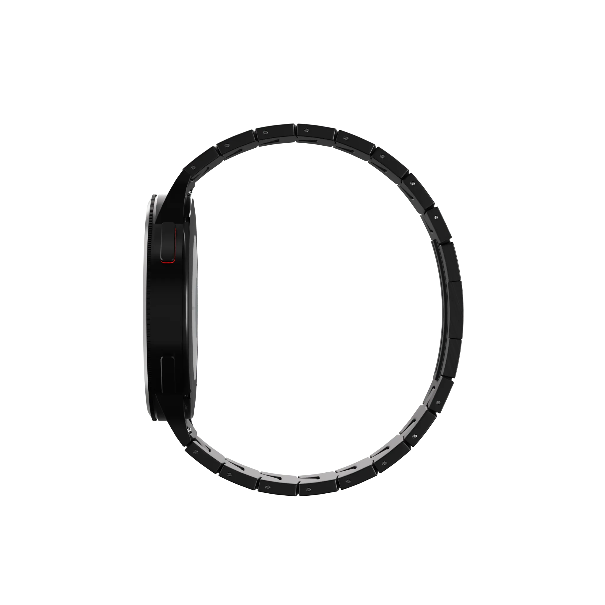 Correa titanio granulado Oppo Watch X2 - cierre plano (negro)