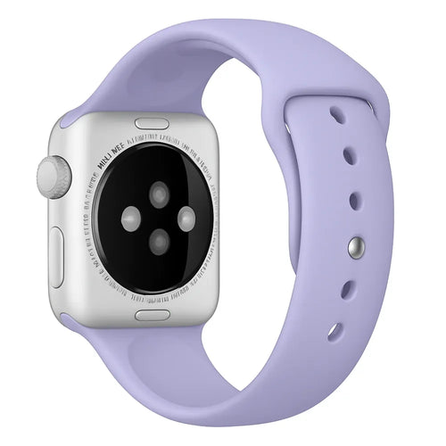 Correa silicona Apple Watch (lila)