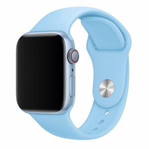 Correa silicona Apple Watch (azul agua)