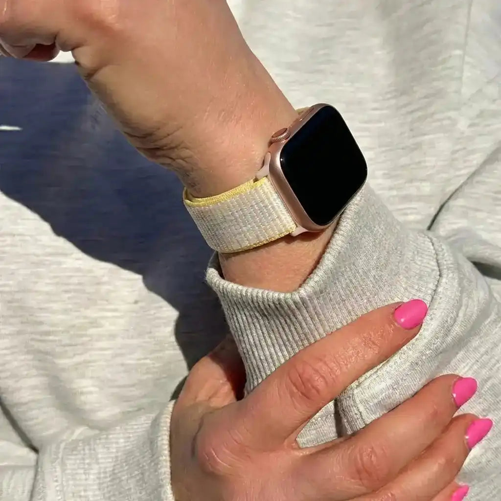 Apple Watch Nylon Loop Strap (Starlight Mix)