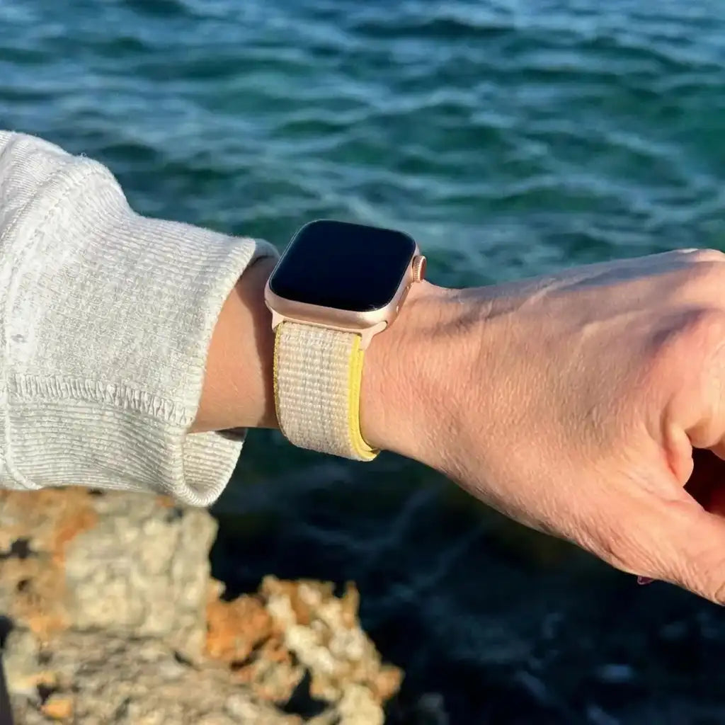 Apple Watch Nylon Loop Strap (Starlight Mix)