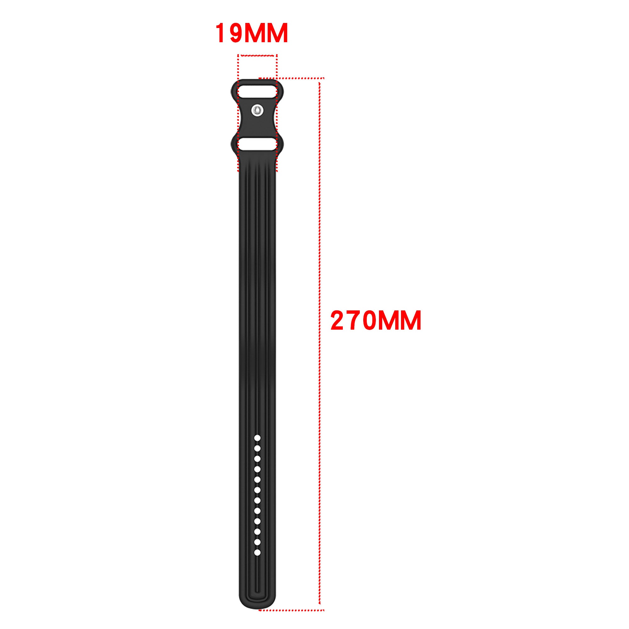Corea silicone clásico Fitbit Air (negro)
