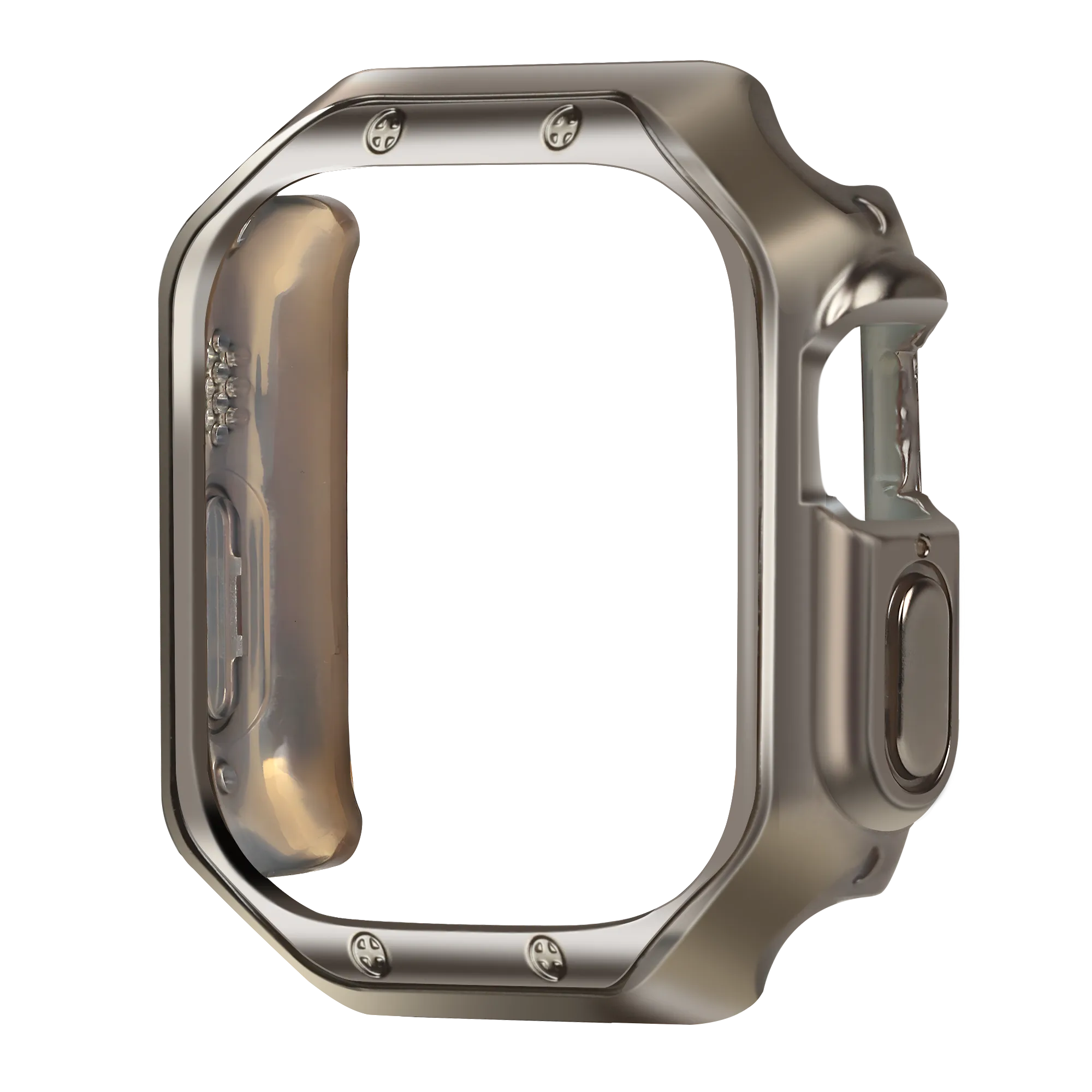 Bandz Apple Watch Ultra - 49mm Galvanized TPU Case  (Titanium)