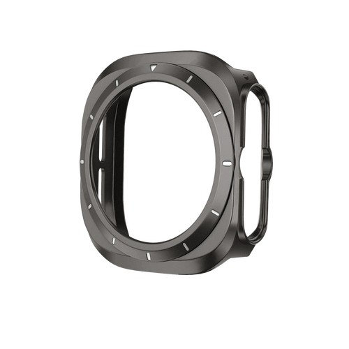 Bandz Funda PC bisel Samsung Galaxy Watch Ultra (gris titanio /blanco)