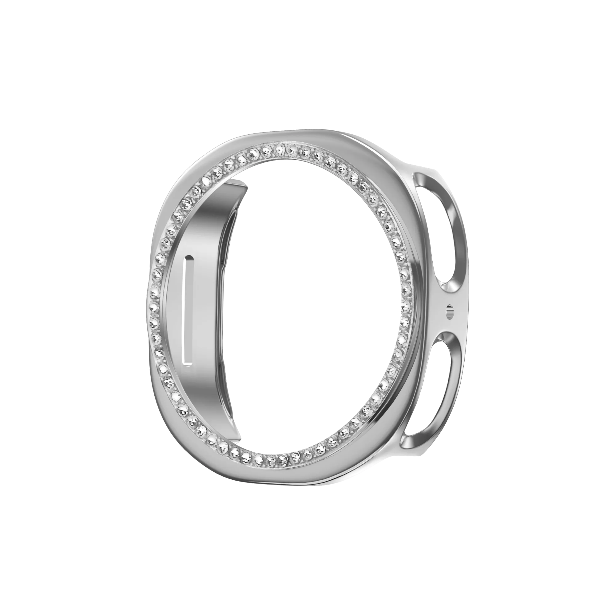 Bandz Funda PC Diamante Samsung Galaxy Watch 8 - 40mm (plateado)