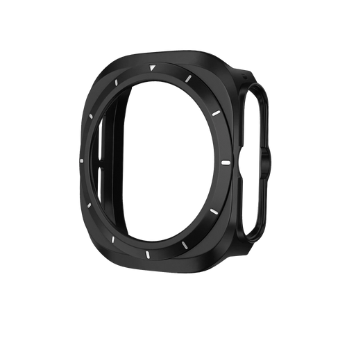 Bandz Funda PC bisel Samsung Galaxy Watch Ultra (negro /blanco)