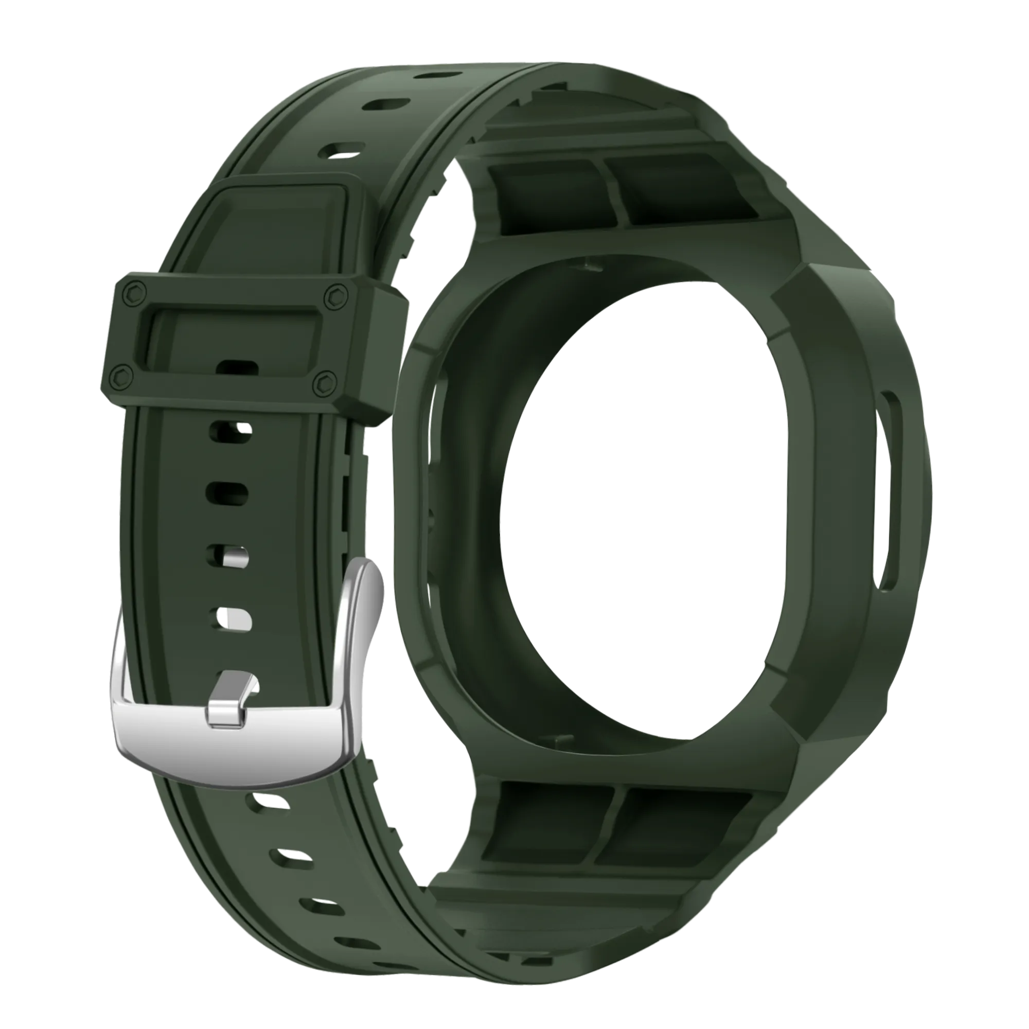 Correa TPU con marco Samsung Galaxy Watch 8 - 40mm (verde)