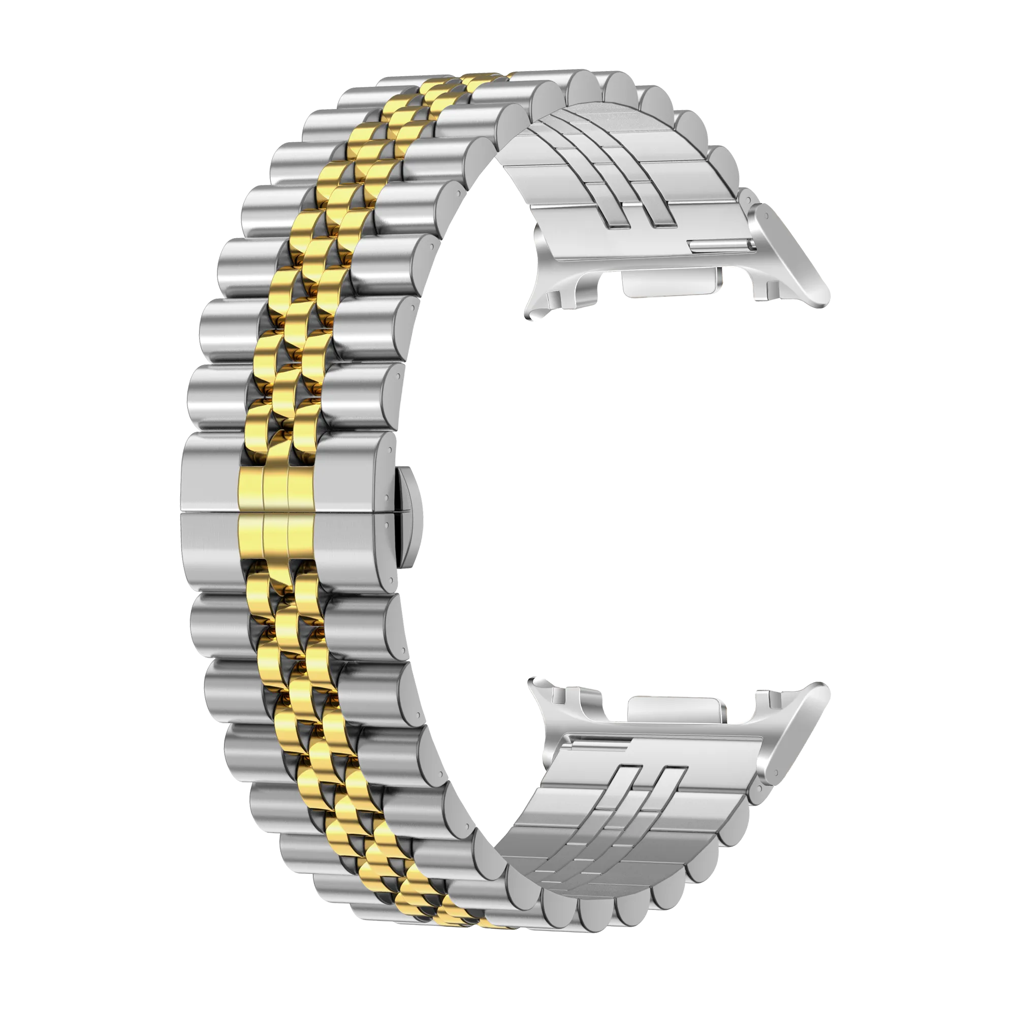 Correa acero Jubilee Samsung Galaxy Watch 8 Classic (plateado/dorado)