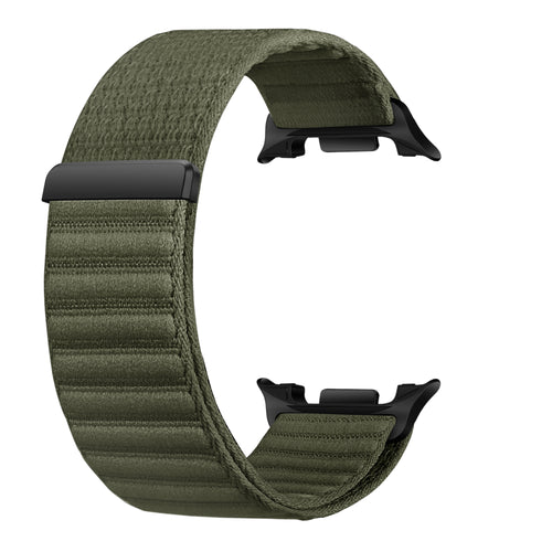 Correa nylon Wave Samsung Galaxy Watch 8 Classic (verde oscuro)