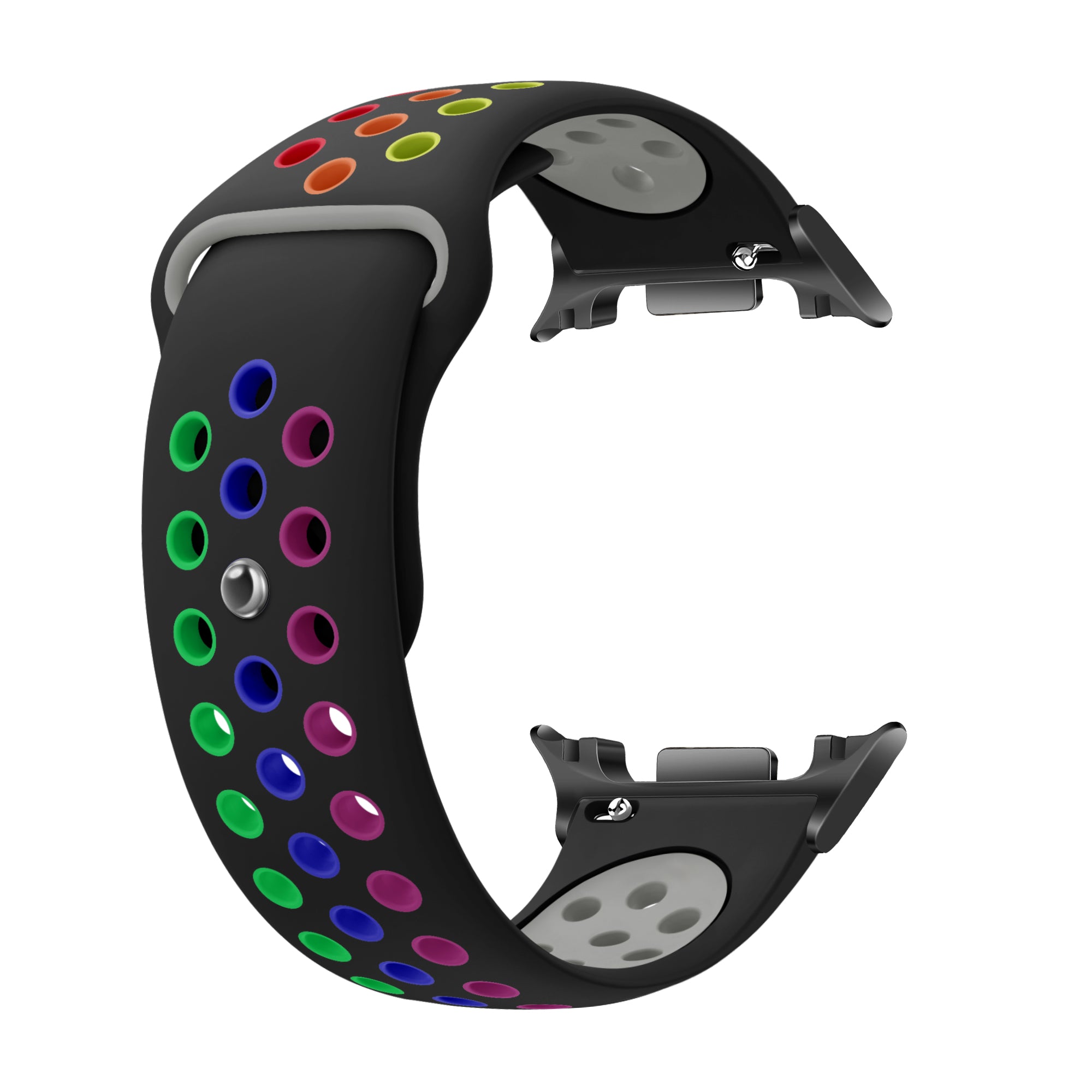 Samsung Galaxy Watch 9 - 40mm Sport Strap (Black/Colourful)