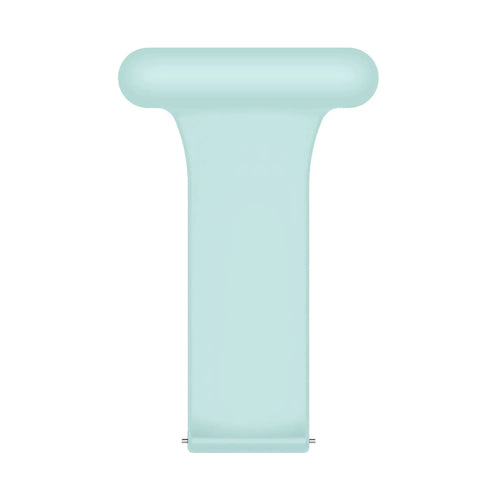 Silicone Nurse Fob, light green, without a watch, 3/4 front view