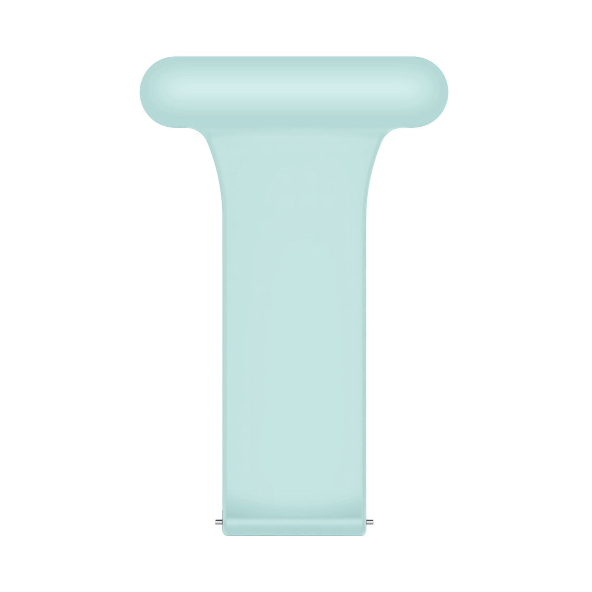 Silicone Nurse Fob, light green, without a watch, 3/4 front view