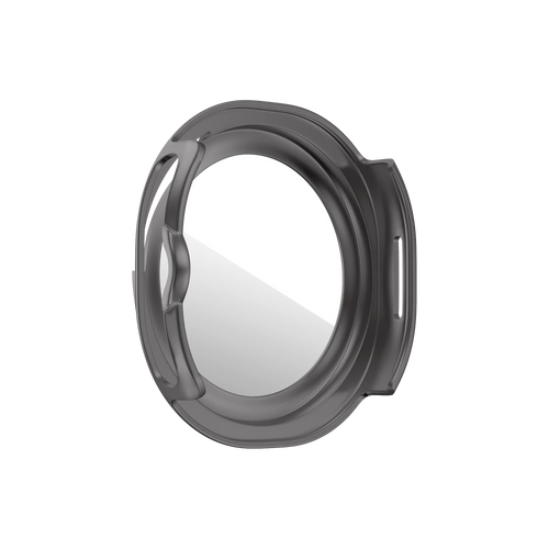 Bandz Funda Bezel con vidrio Samsung Galaxy Watch 8 Classic (gris titanio/naranja)