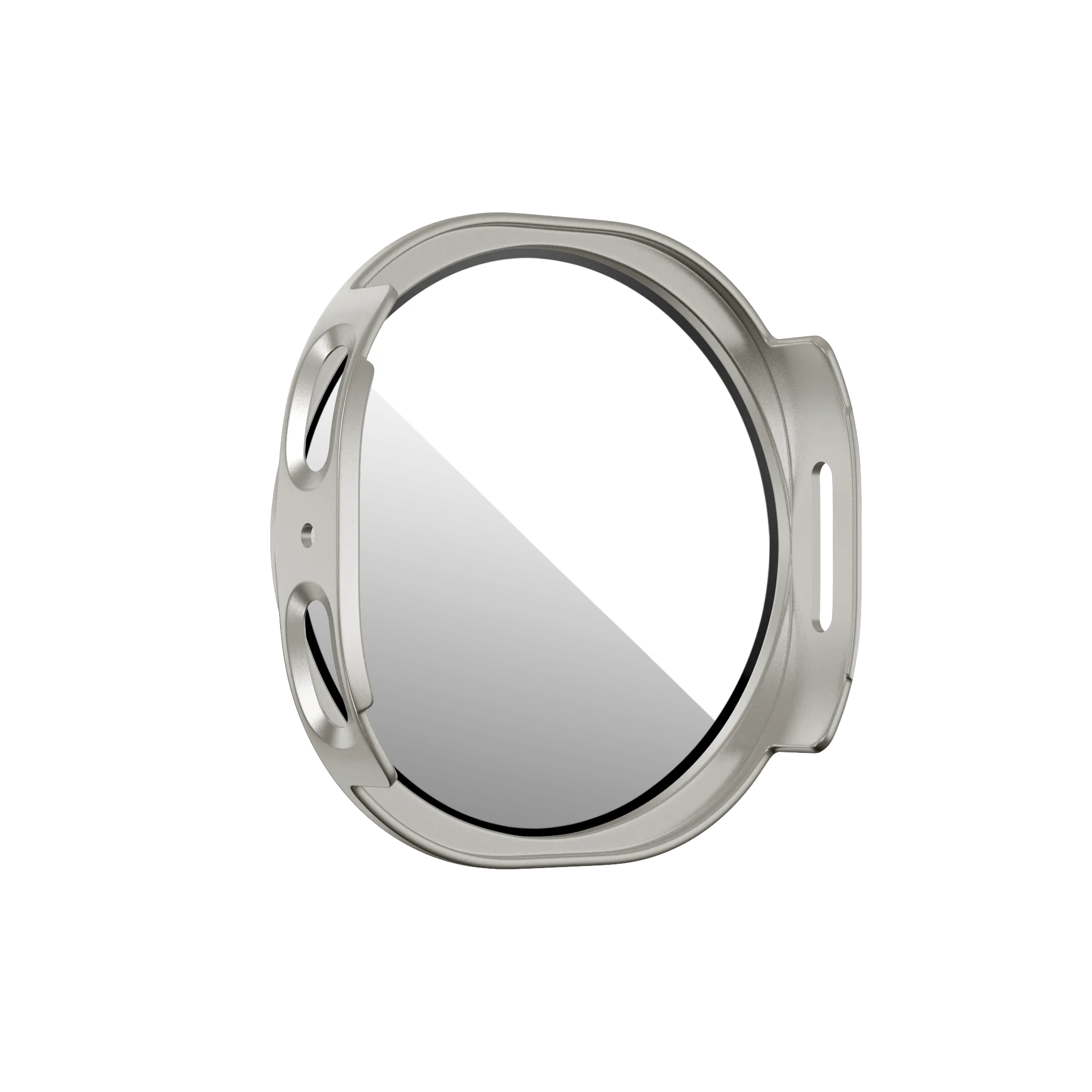 Bandz Funda PC con vidrio Samsung Galaxy Watch 8 - 40mm (blanco estrella)