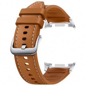Leather Original Hybrid Strap, camel, without a watch, 3/4 front view