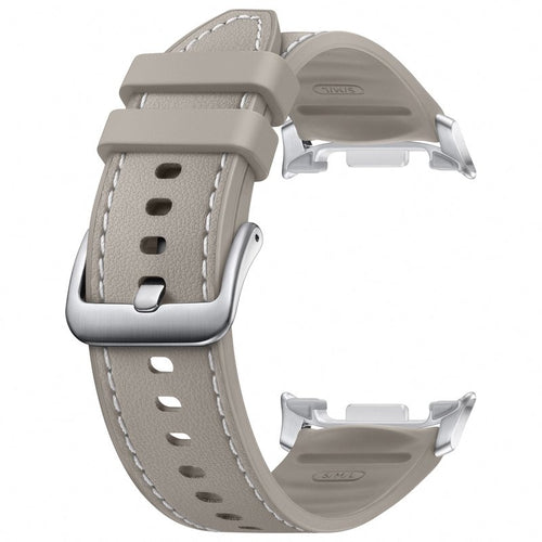 Leather Original Hybrid Strap, taupe, without a watch, 3/4 front view