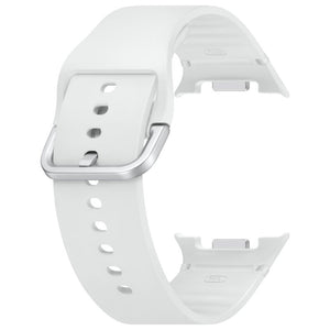 Silicone Sport Strap, white, without a watch, 3/4 front view
