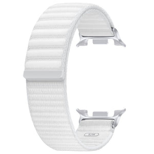 Nylon Fabric Strap, white, without a watch, 3/4 front view