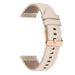 Correa reloj 18mm cuero auténtico - universal (beige)