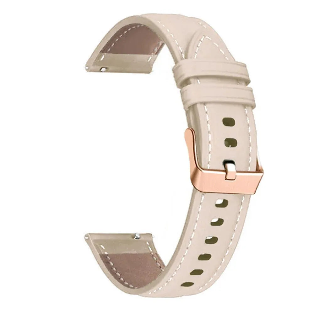 Correa cuero Huawei Watch GT 6 41mm (beige)