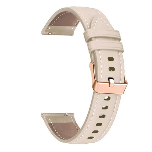 Correa cuero genuina Huawei Watch GT 4 - 41mm (beige)