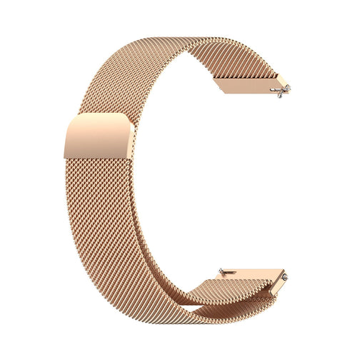 Correa milanesa Garmin Venu 4 - 45mm (rosa dorado)