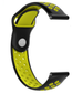Correa reloj 22mm deportiva - universal (negro/amarillo)