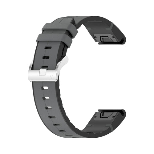 Correa cuero híbrida Garmin Forerunner 945 (gris)