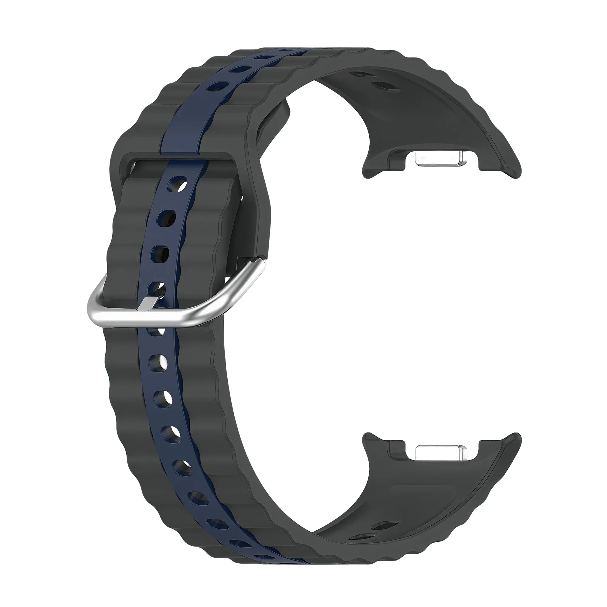 Correa deportiva duo Samsung Galaxy Watch 8 - 40mm (gris oscuro/azul)