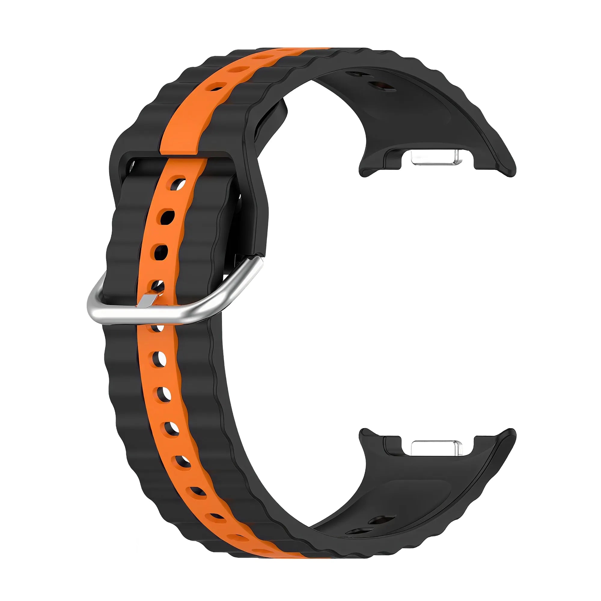 Correa deportiva duo Samsung Galaxy Watch 8 - 44mm (negro/naranja)