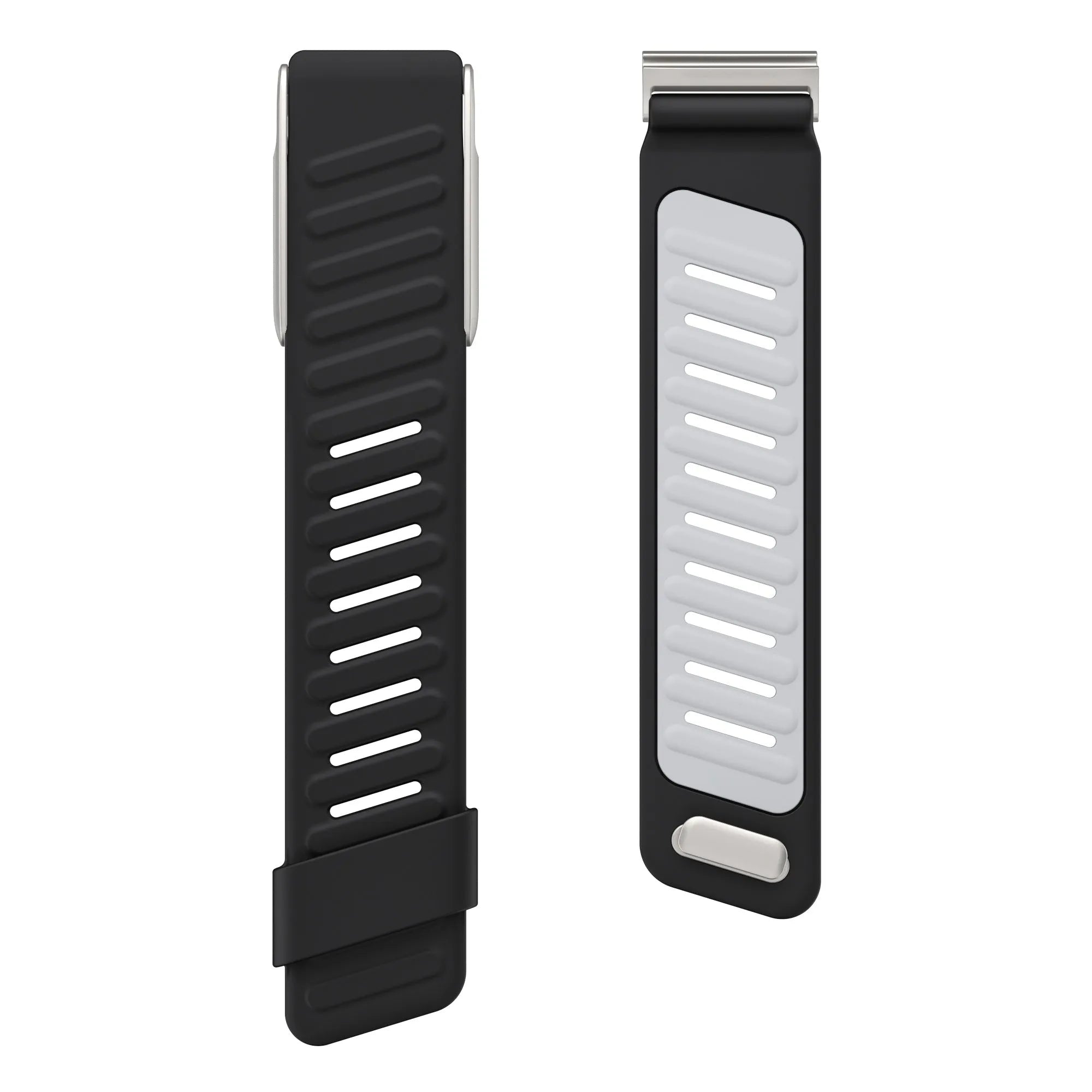 Correa deportiva compatible con Whoop MG (negro/gris)
