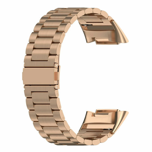 Steel Strap, rose gold, without a watch, 3/4 front view