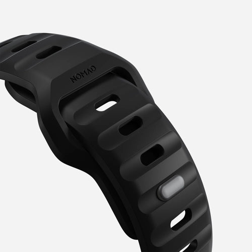 Nomad Correa silicona deportiva Apple Watch (negro)