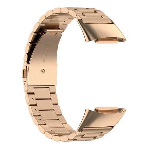 Steel Strap, rose gold, without a watch, 3/4 front view