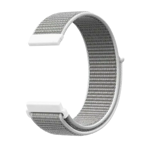 Nylon Strap, grey, without a watch, 3/4 front view