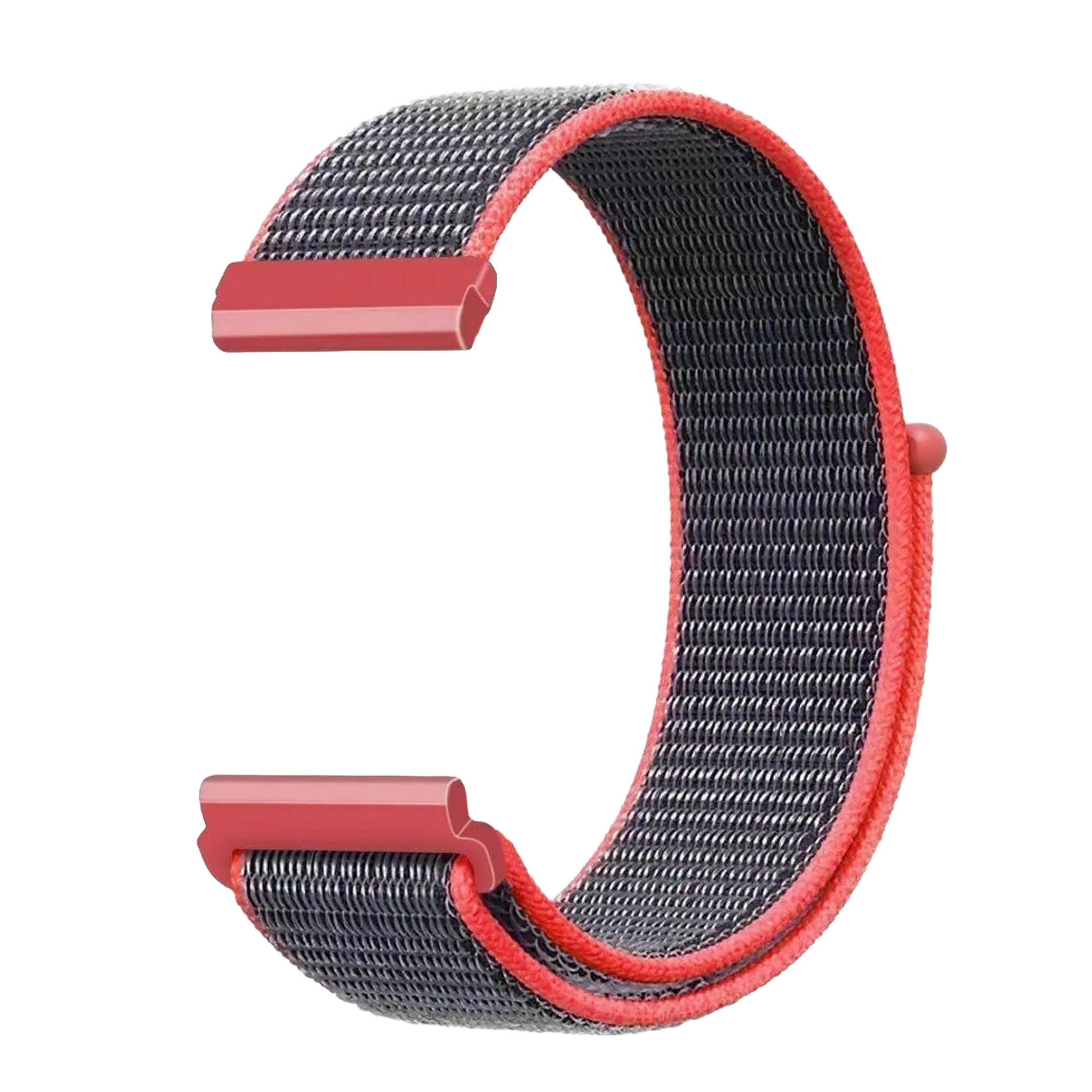 Correa nylon Fitbit Versa 3 (gris rojo)