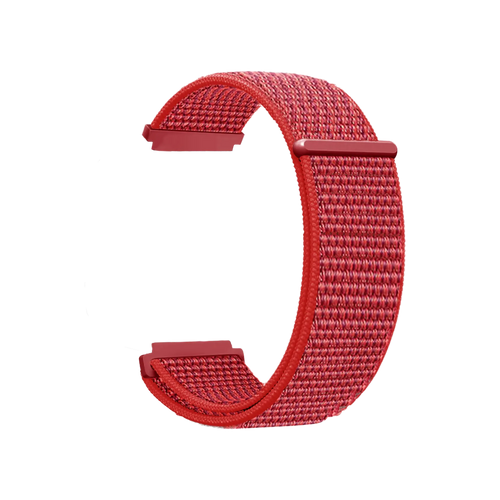 Nylon Strap, red, without a watch, 3/4 front view