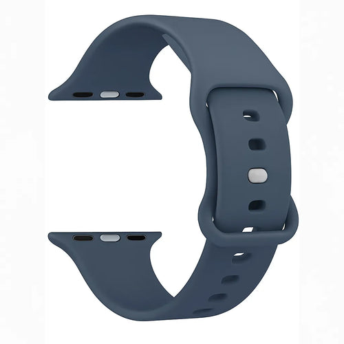 Correa silicona Apple Watch (gris-azul)