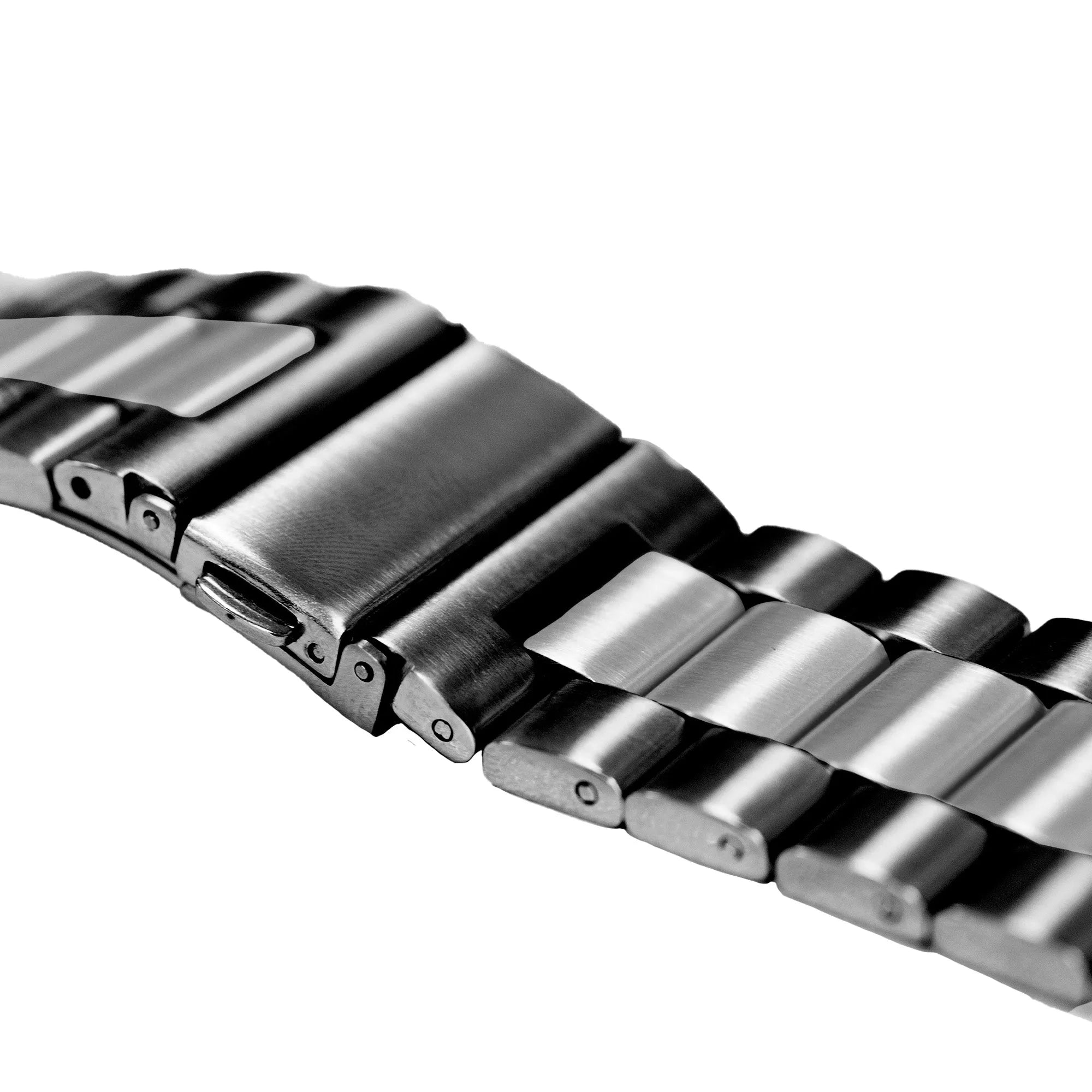 Correa acero Apple Watch (negro/plata)