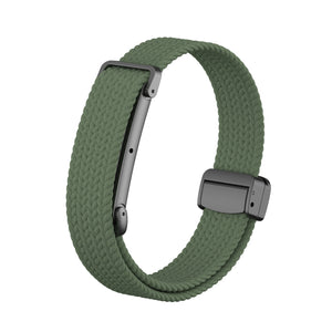 Correa trenzada con hebilla-D Fitbit Air (verde militar)