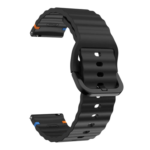 Correa silicona Wave Amazfit Bip 6 (negra)