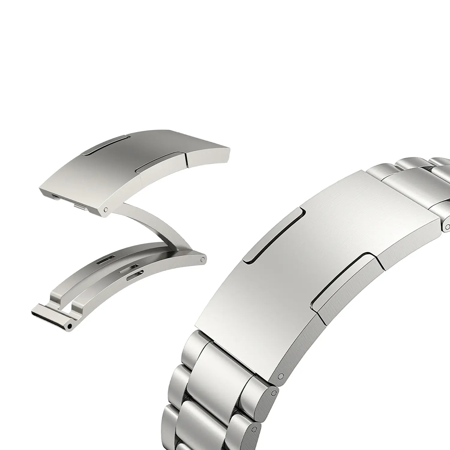 Correa acero refinado Apple Watch (plata)
