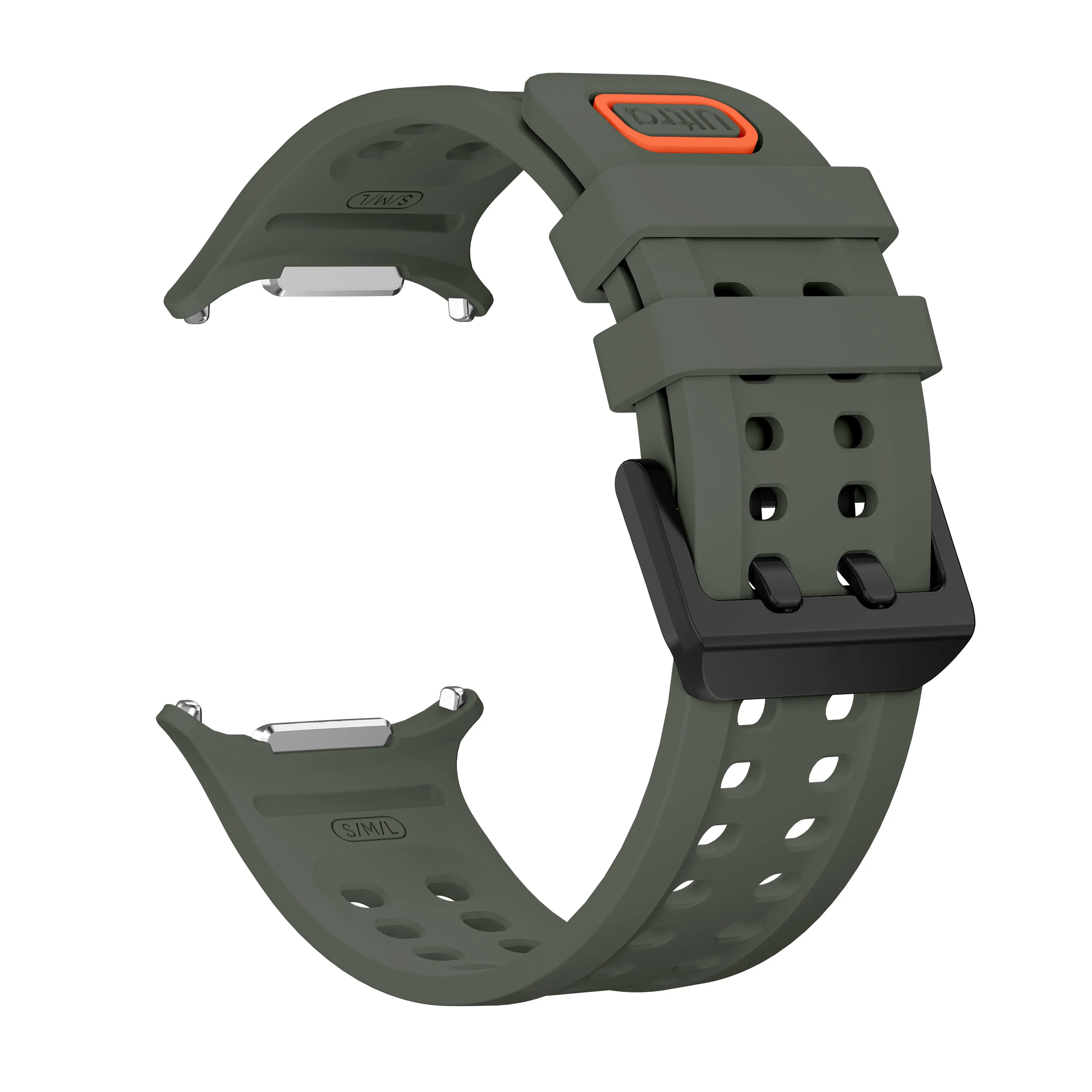 Correa silicona Samsung Galaxy Watch Ultra (verde oscuro)