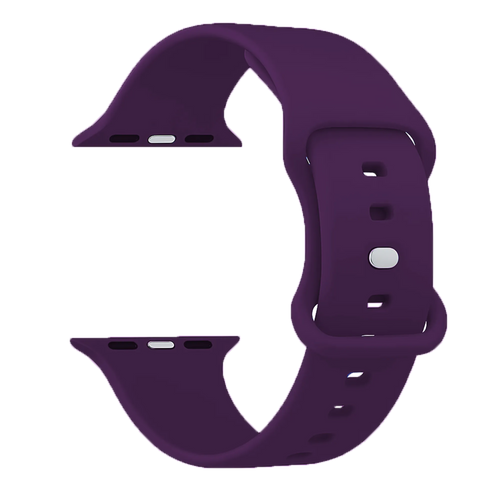 Correa silicona Apple Watch (morado oscuro)
