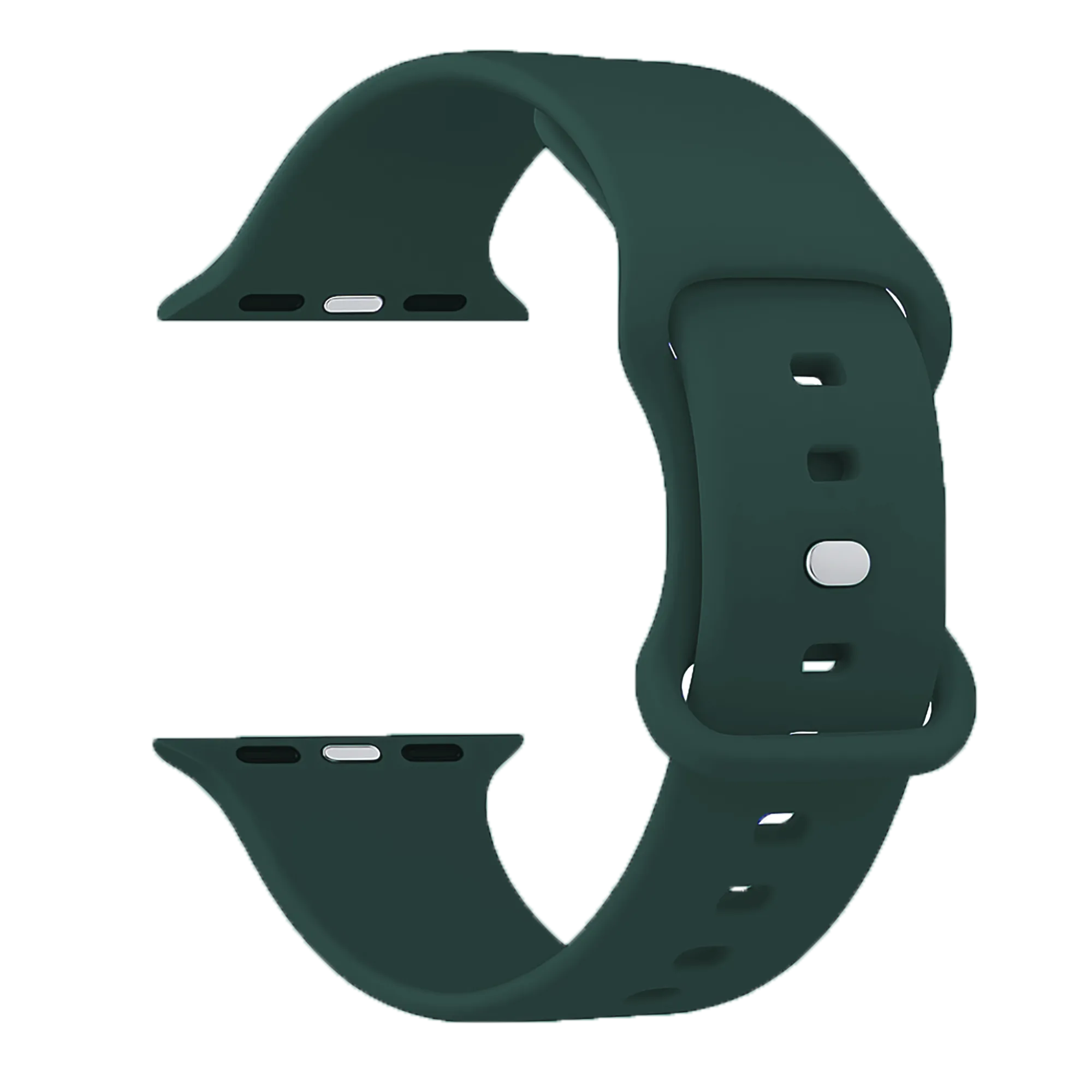 Correa silicona Apple Watch (verde oliva)