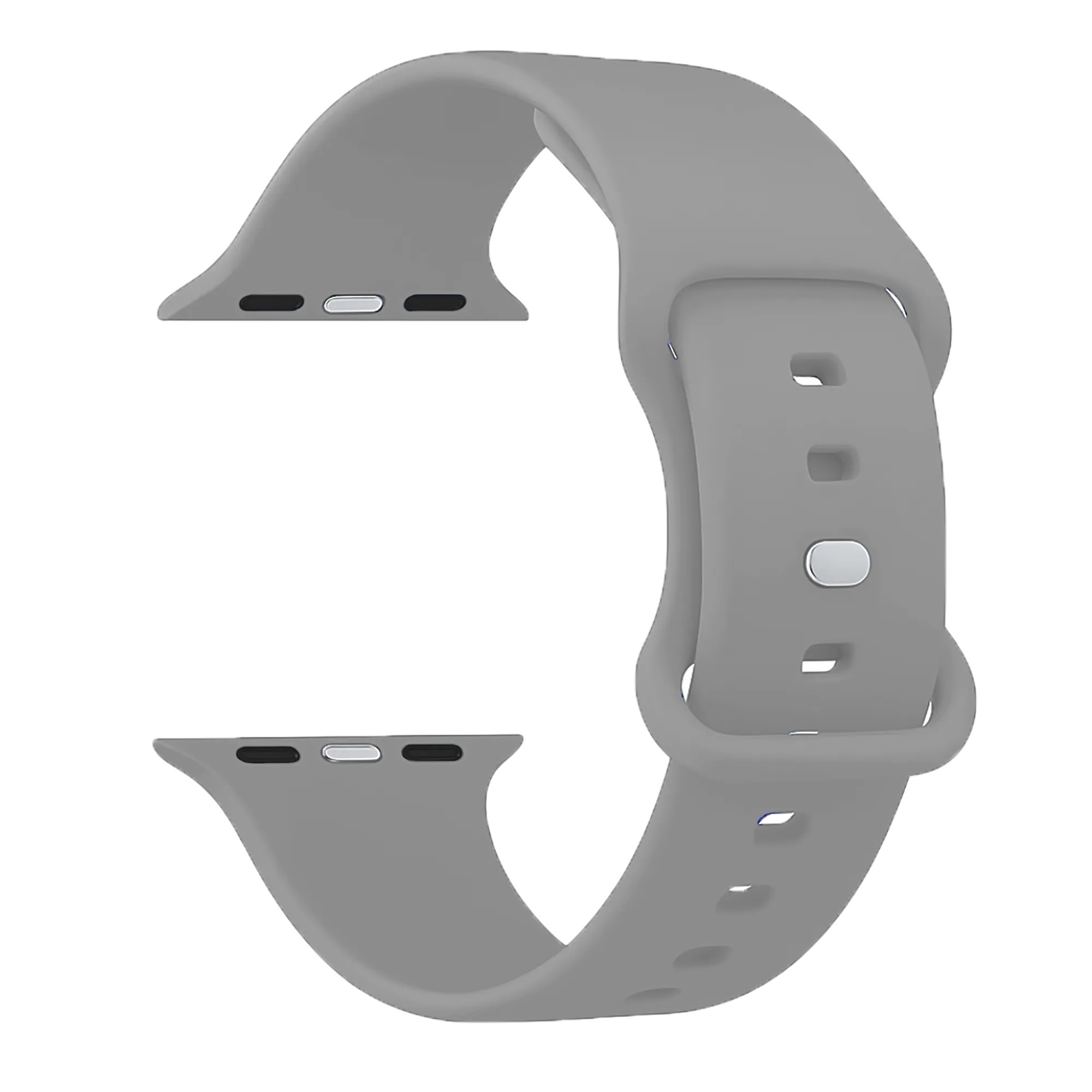 Correa Apple Watch silicona (gris)