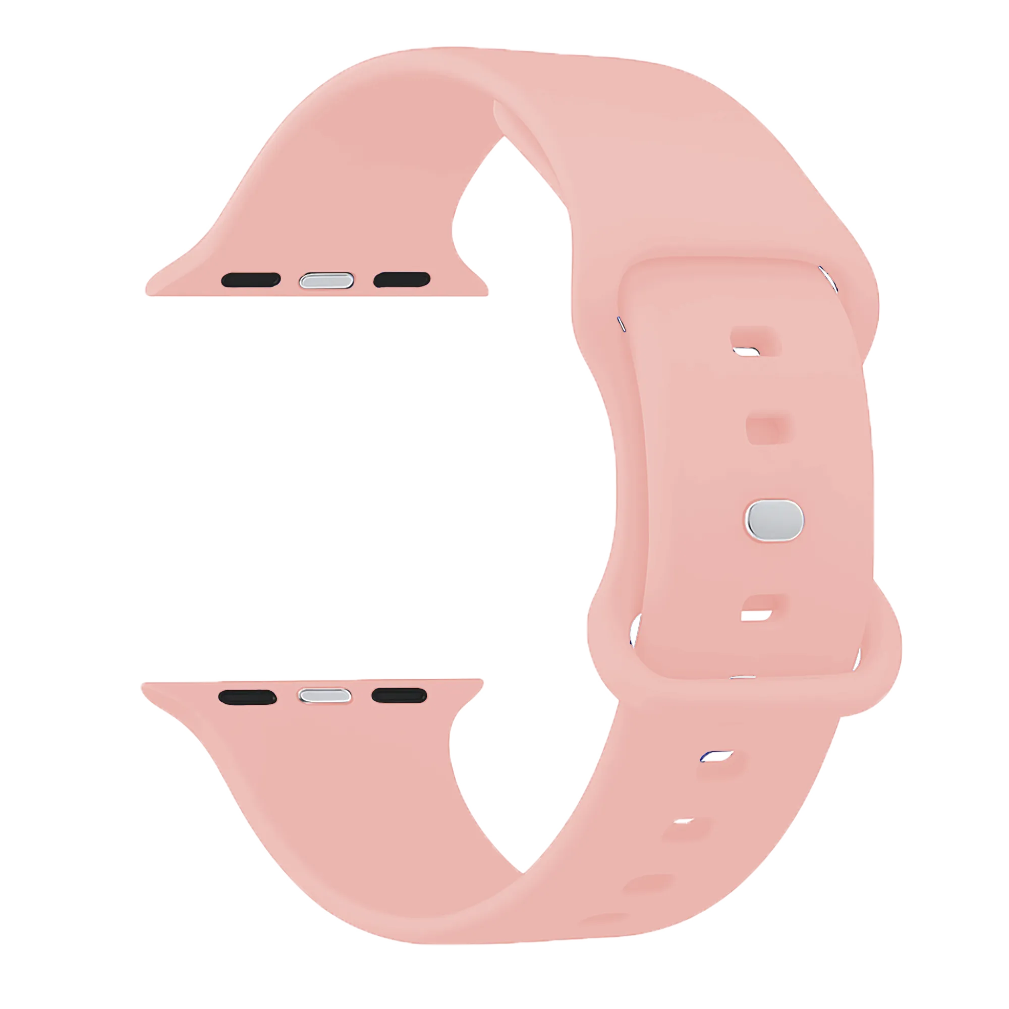 Correa Apple Watch silicona (rosa claro)