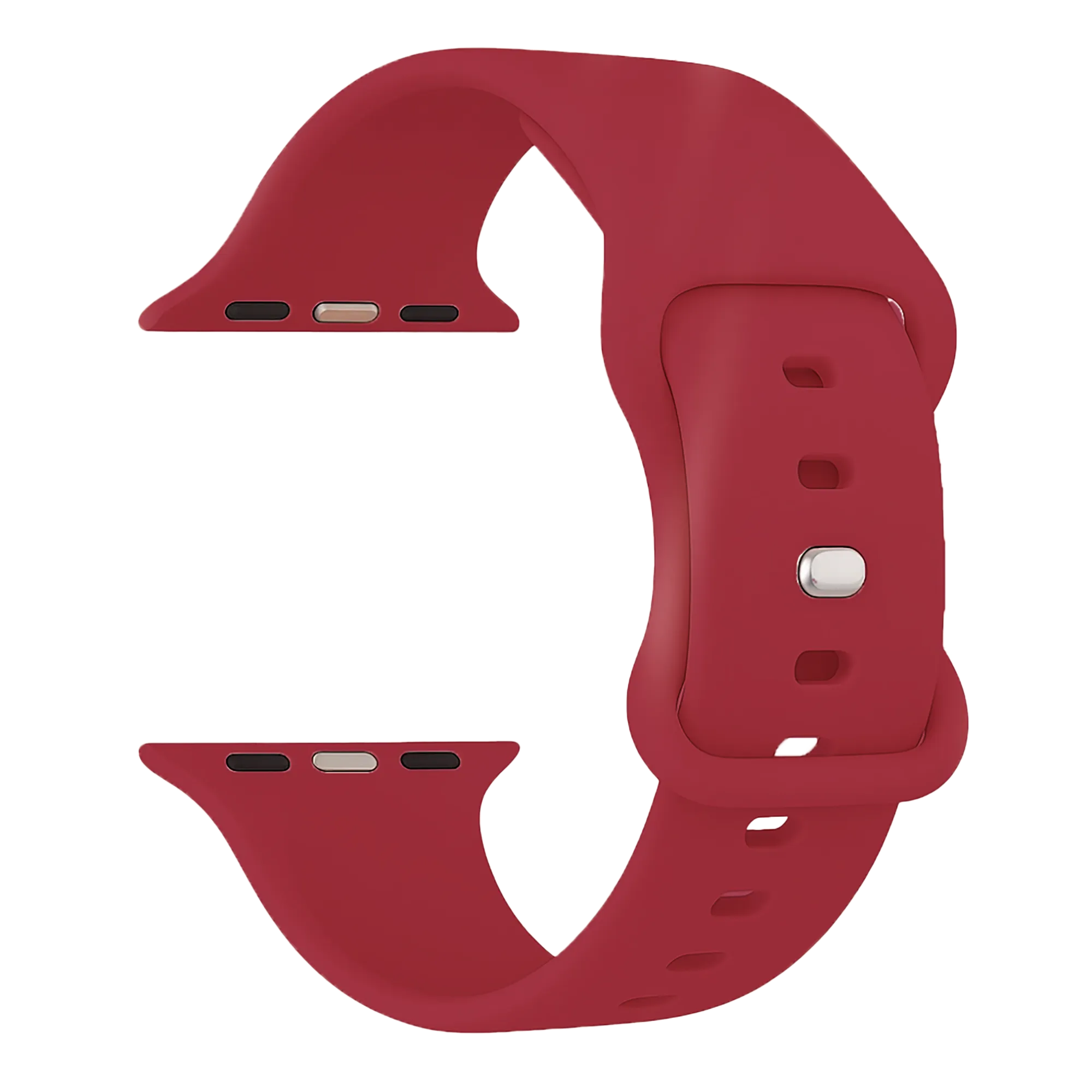 Correa silicona Apple Watch (burdeos)