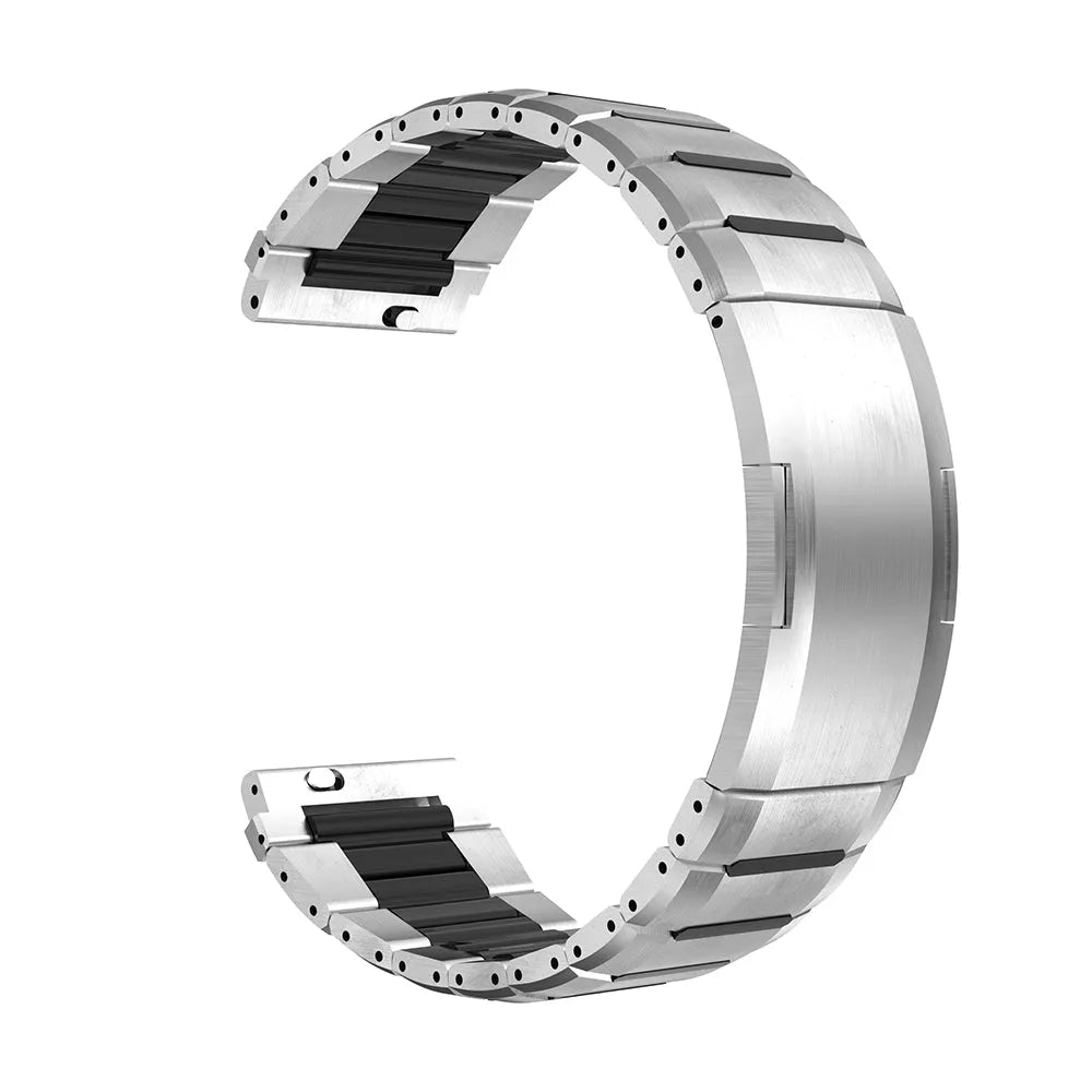 Correa acero híbrido 'One Push' Oppo Watch X2 (titanio/negro)