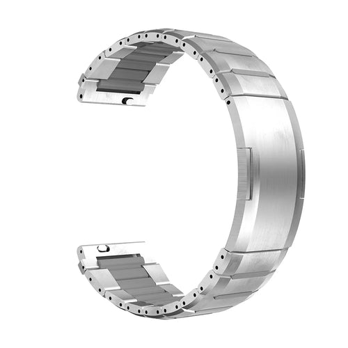 Fossil Gen 5 'One Push' Steel Hybrid Strap (Titanium/Grey)